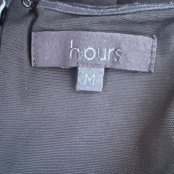 hours Cynlee U-Wire Neckline Mini Black Bodycon Dress Size M - Picture 5 of 11